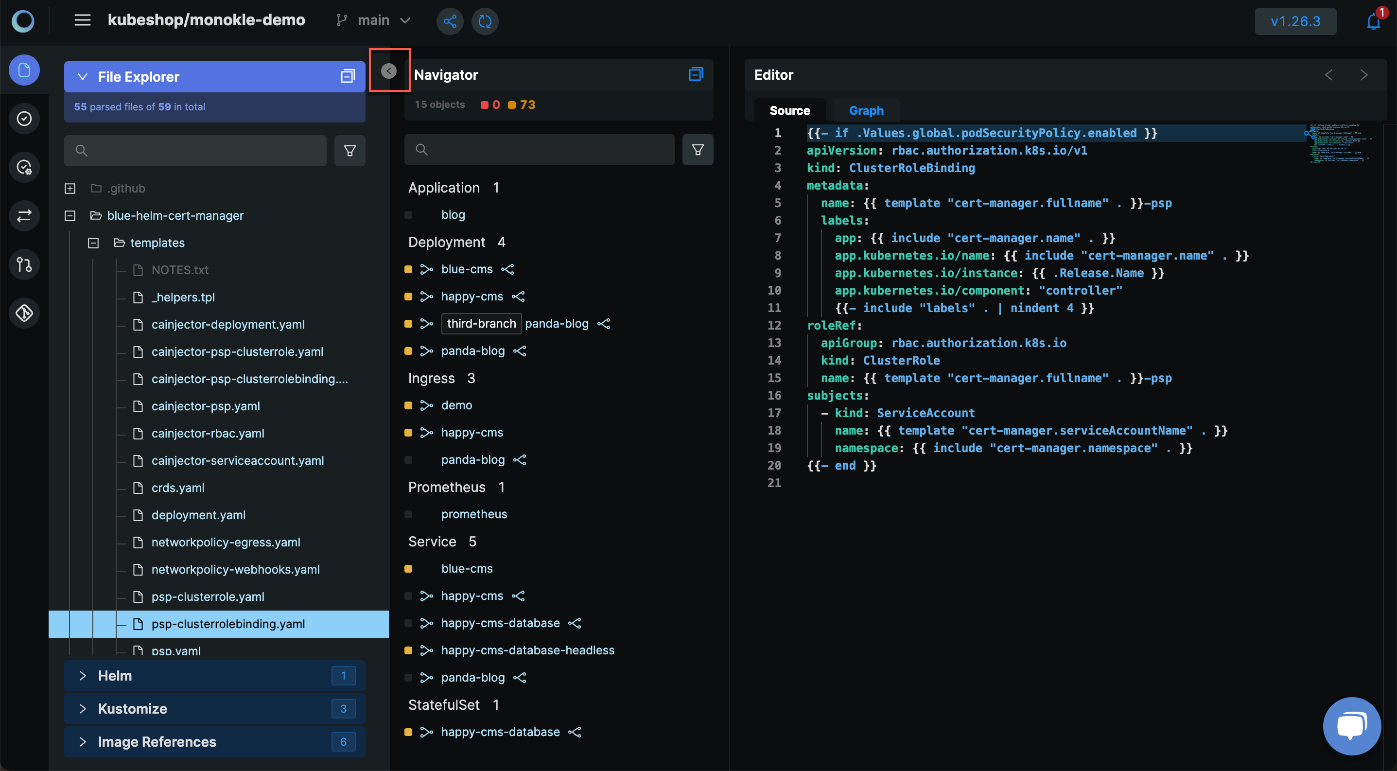 IDE Layout